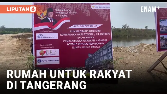 VIDEO: Sambil Ngaduk Semen, Maruarar Sirait Resmikan Pembangunan Rumah Untuk Rakyat