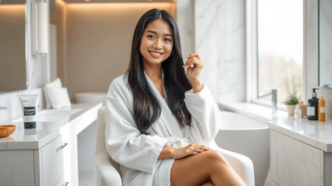 cara pakai masker rambut