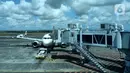 Tren pemulihan industri penerbangan mulai terjadi pada paruh pertama 2023, Bandara Internasional I Gusti Ngurah Rai, Bali, Rabu (16/8/2023). (Liputan6.com/Helmi Fithriansyah)
