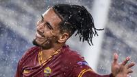Pemain AS Roma, Chris Smalling. (AFP/Filippo Monteforte)