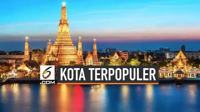 Bangkok dinobatkan sebagai peringkat pertama kota tujuan turis di dunia. Menurut survey yang dilakukan sebuah perusahaan pembayaran kartu global, Mastercard Inc, selama 4 tahun berturut – turut Bangkok menjadi kota yang paling banyak dikunjungi.