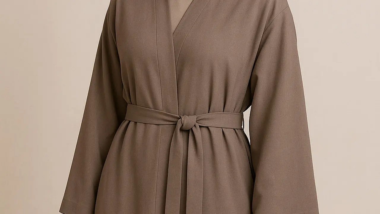 Model Baju Abaya Kimono (Image by Chatgpt)
