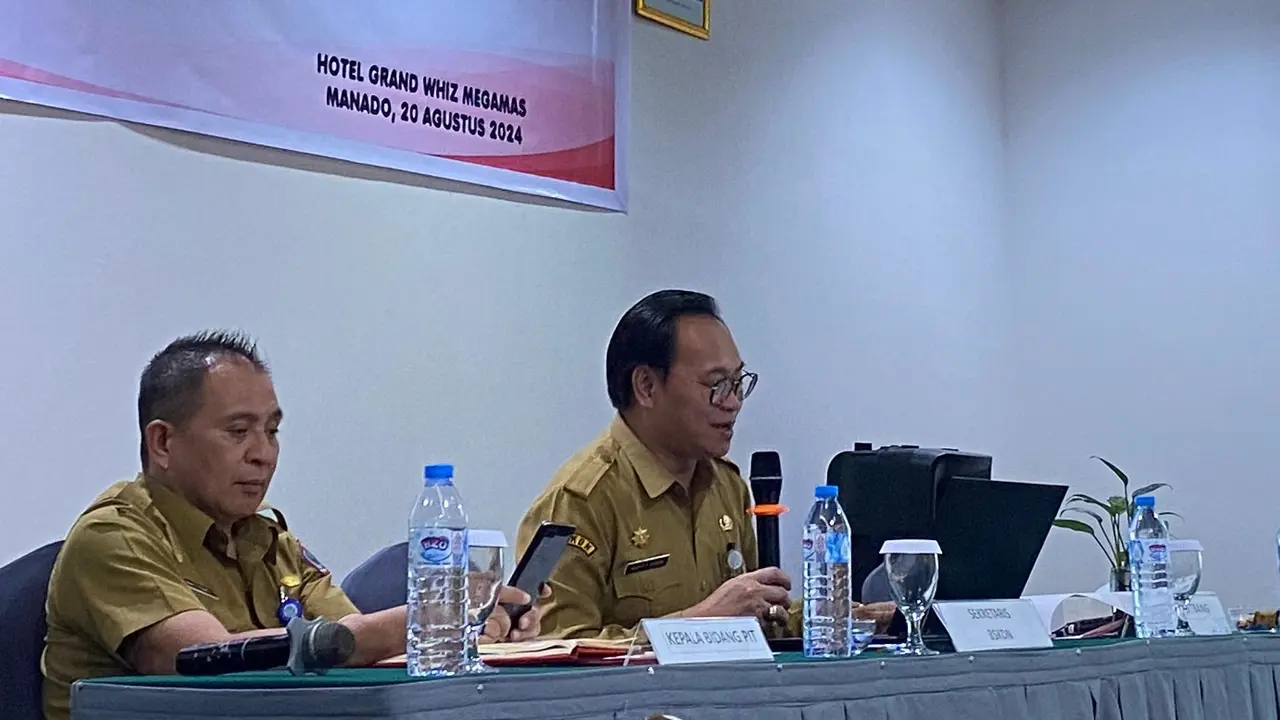 Sekretaris BSKDN Kemendagri Noudy RP Tendean Noudy, pada kegiatan Diseminasi Pemanfaatan Riset dan Inovasi Daerah Provinsi Sulut. (Istimewa)