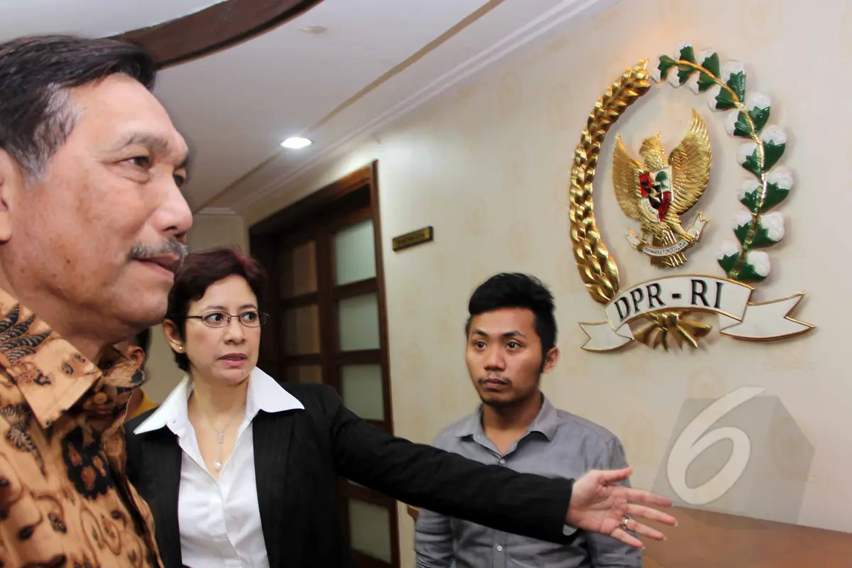 Ketua DPR, Setya Novanto di Datangi Luhut Pandjaitan 