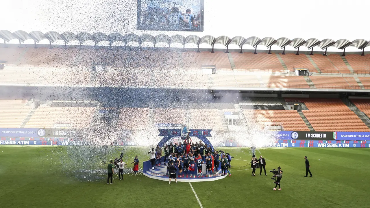 Perayaan Inter Milan Raih Scudetto Liga Italia