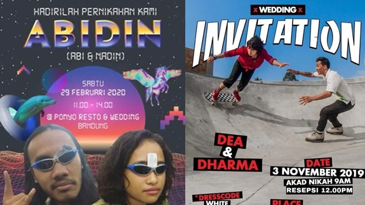 Viral, Kartu Undangan Pernikahan Unik Pasangan Ini Bikin Geleng Kepala