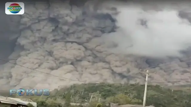 Erupsi Gunung Sinabung, Karo, Sumatera Utara, terjadi pada Rabu pagi (2/8/2017).