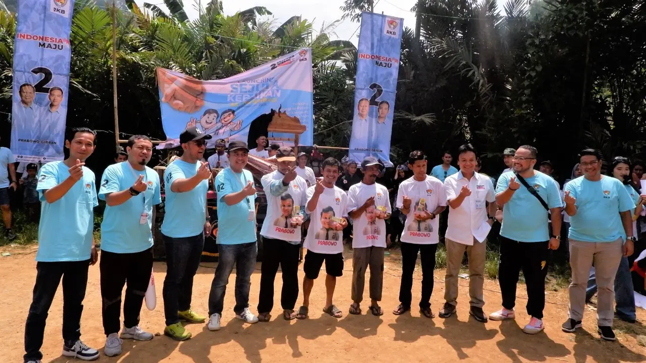 Relawan Prabowo-Gibran Rumah Keluarga Bersama (RKB).