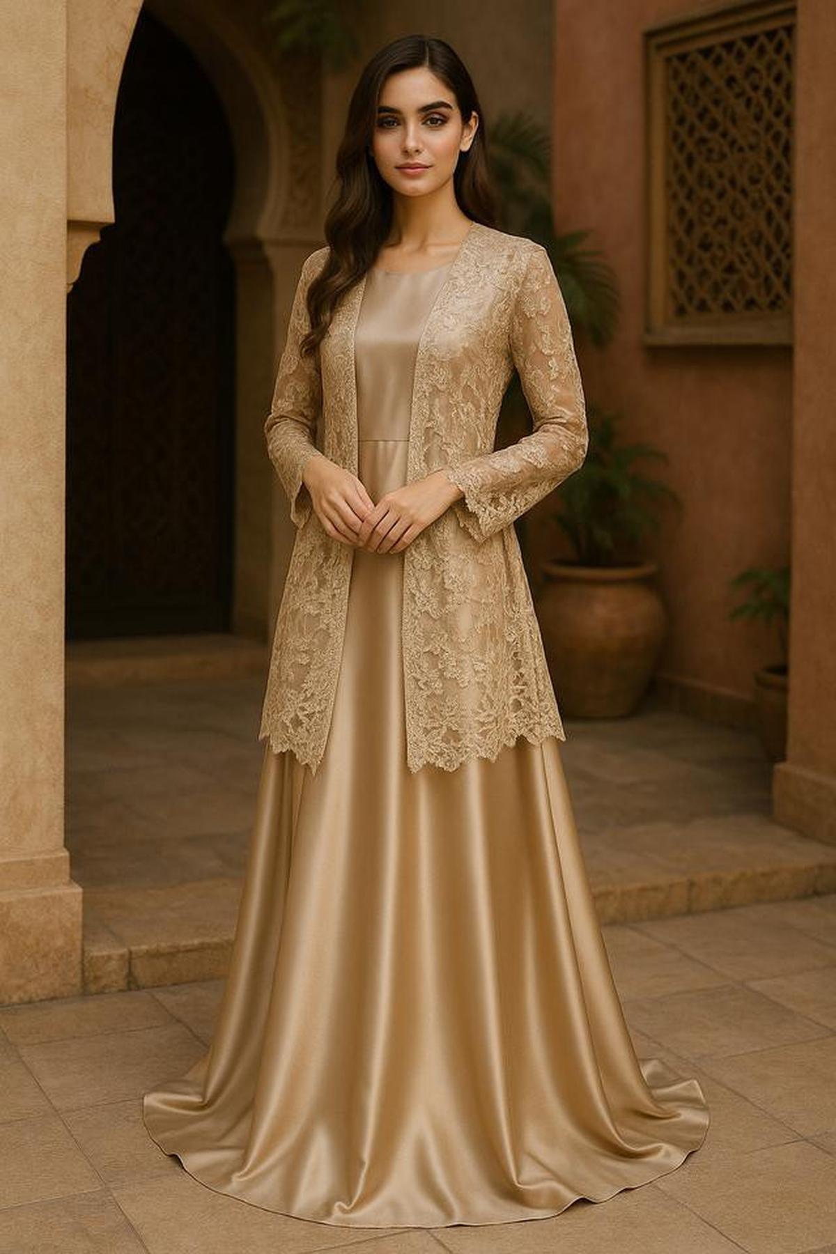 8 Model Gamis Armani Sutra Mewah untuk Acara Formal, Inspirasi untuk Tampil Elegan di 2025