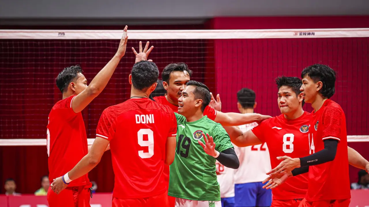 Timnas voli putra Indonesia - Asian Games 2023 - Bola Voli - Voli
