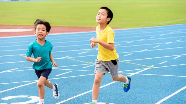 Lari dan Joging bersama anak