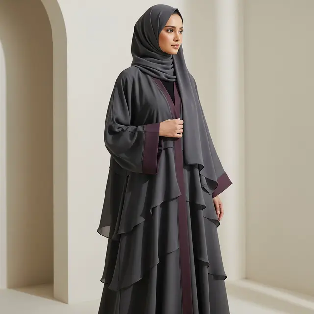 Model Abaya Simple tapi Terlihat Glamor