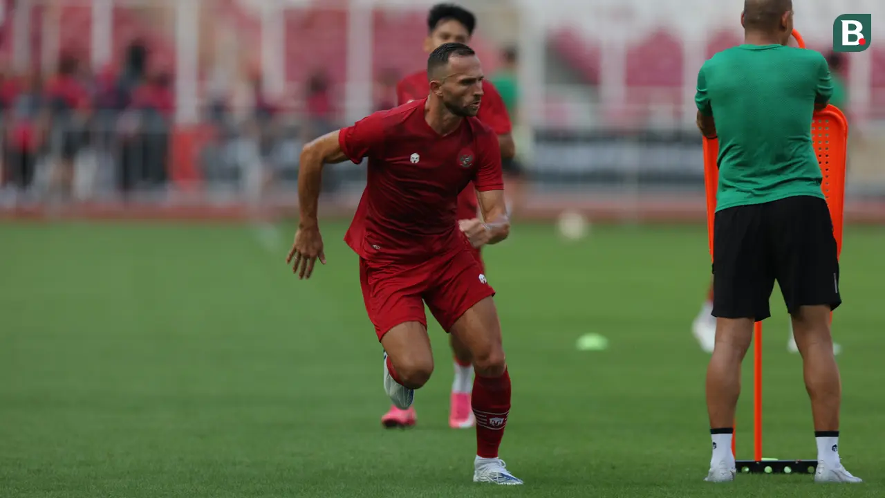 Latihan Timnas Indonesia Jelang Laga Perdana Melawan Kamboja di Piala AFF 2022