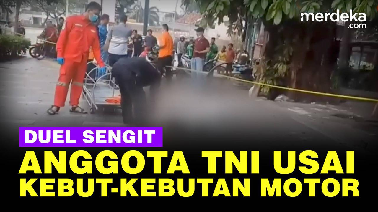 VIDEO: Cek-Cok Berlanjut Kebut-kebutan, Anggota TNI Terlibat Duel Penusukan