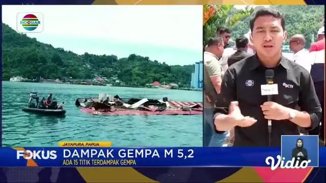 Perbarui informasi Anda bersama Fokus (10/02) dengan berita-berita di antaranya, Dampak Gempa Magnitudo 5,2 di Papua, Praktik Curang Distributor Minyakita, Kunjungan Presiden Jokowi ke Medan.