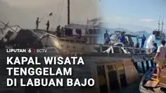 Kapal Wisata Tenggelam di Labuan Bajo