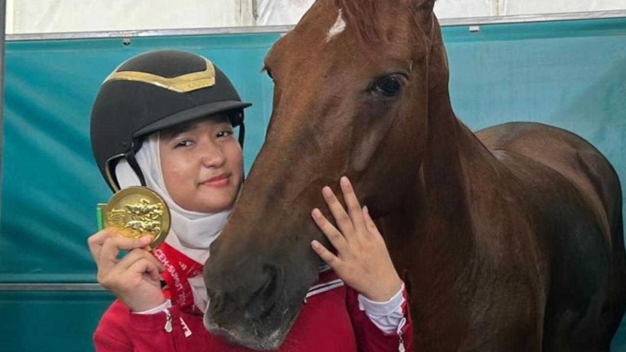 Potret Aisha Anak Irfan Hakim Berhasil Raih Emas di Ajang PON 2024