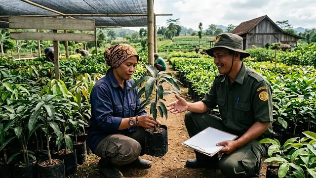 Cara Merangsang Pohon Buah agar Cepat Berbunga dan Berbuah/AI Generated