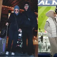 Aurel Hermansyah dan Atta Halilintar rayakan anniversary ke-4 di Madrid (@attahalilintar @aurelhermansyah)