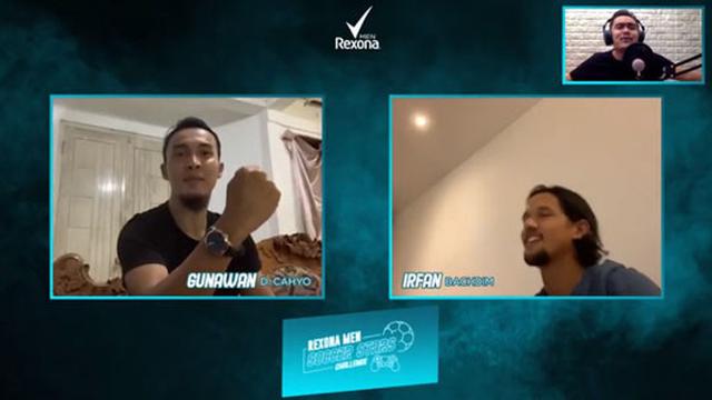 Irfan Bachdim Menang Tipis 3-2 Atas Gunawan di Rexona Men Soccer Stars Challenge
