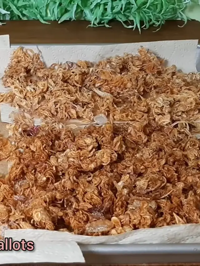 Modal 1 Bahan, Ini Cara Goreng Bawang Merah Agar Harum dan Super Krispi