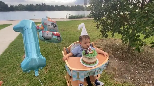 Lucas Ikutan Smash The Cake