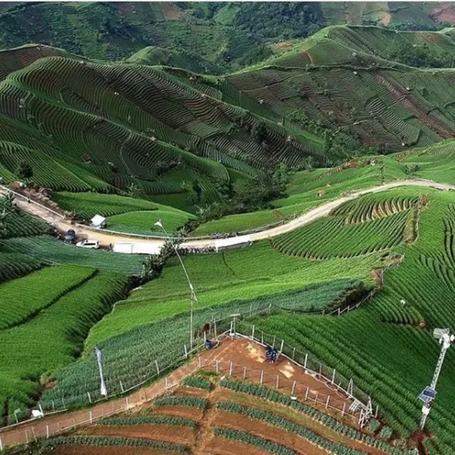 Kawasan Wisata Bukit Panyaweuyan Majalengka yang Dipromosikan Ridwan Kamil
