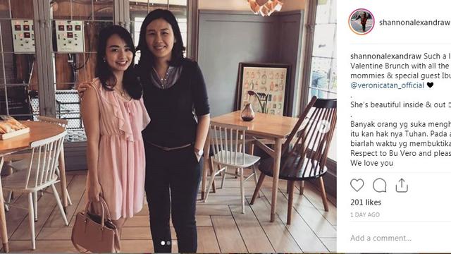Veronica Tan (Foto: Instagram/@shannonalexandraw)