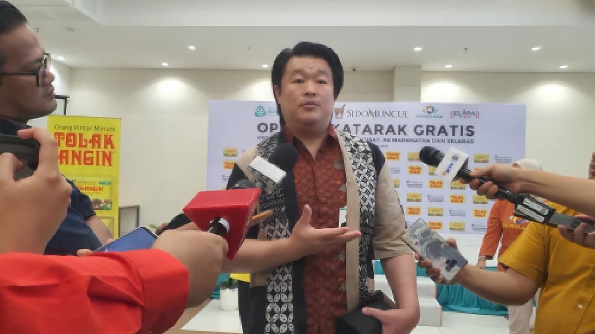 Konsisten Hadir untuk Sesama, Sido Muncul Gelar Operasi Katarak Gratis 200 Mata di RS Maranatha