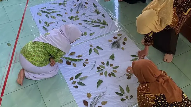 Tips Motif Batik Ecoprint Tercetak Jelas