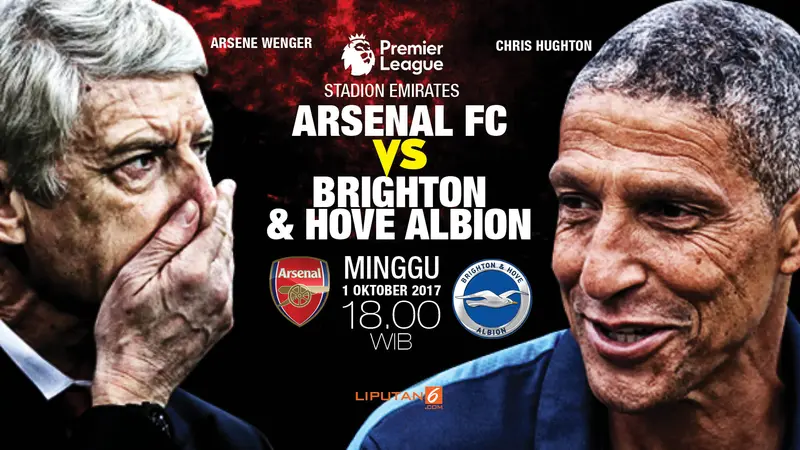 Prediksi Arsenal vs Brighton & Hove Albion