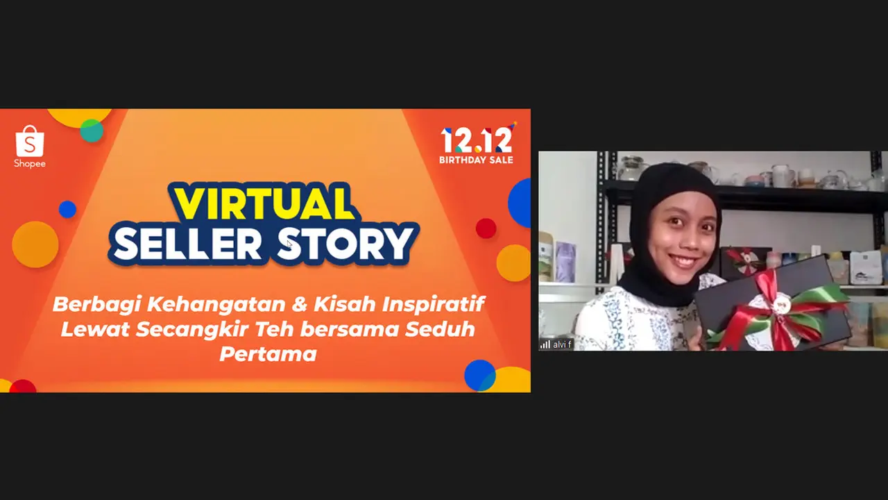 Kisah Inspiratif Lewat Secangkir Teh Bersama Seduh Pertama di Shopee.Shopee