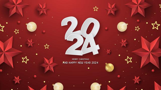 Ilustrasi Natal dan Tahun Baru