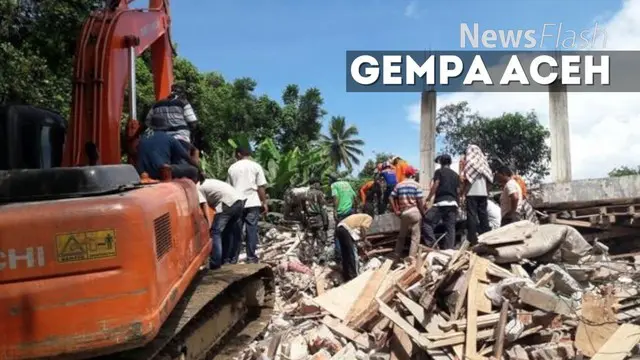 NEWS FLASH: Gempa Susulan 5 SR Goyang Aceh