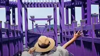 Purple Island jadi salah satu destinasi menarik untuk menghibur hati para pengunjung (Dok.YouTube/FJ GIDAL/Komarudin)