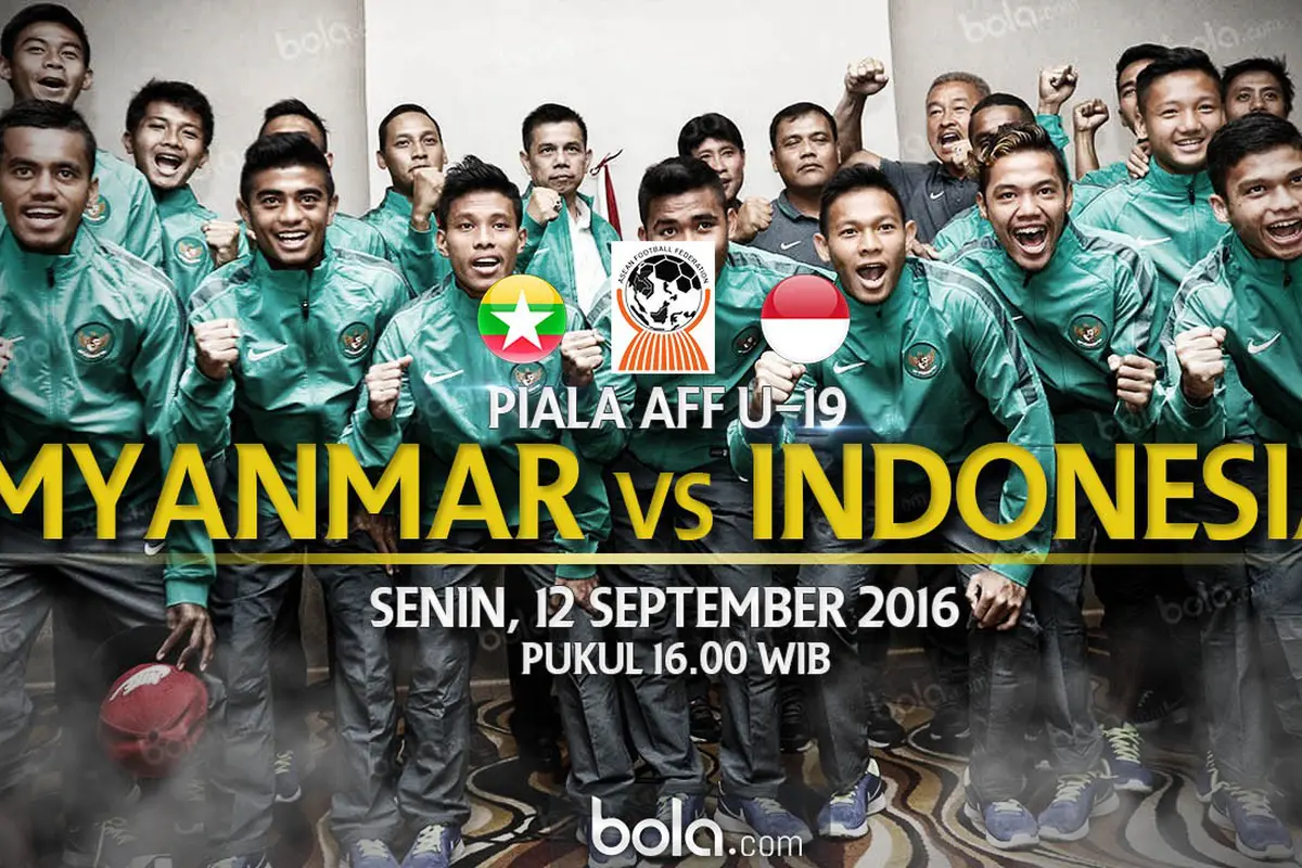 Piala AFF U-19 Myanmar Vs Indonesia (Bola.com/Adreanus Titus)