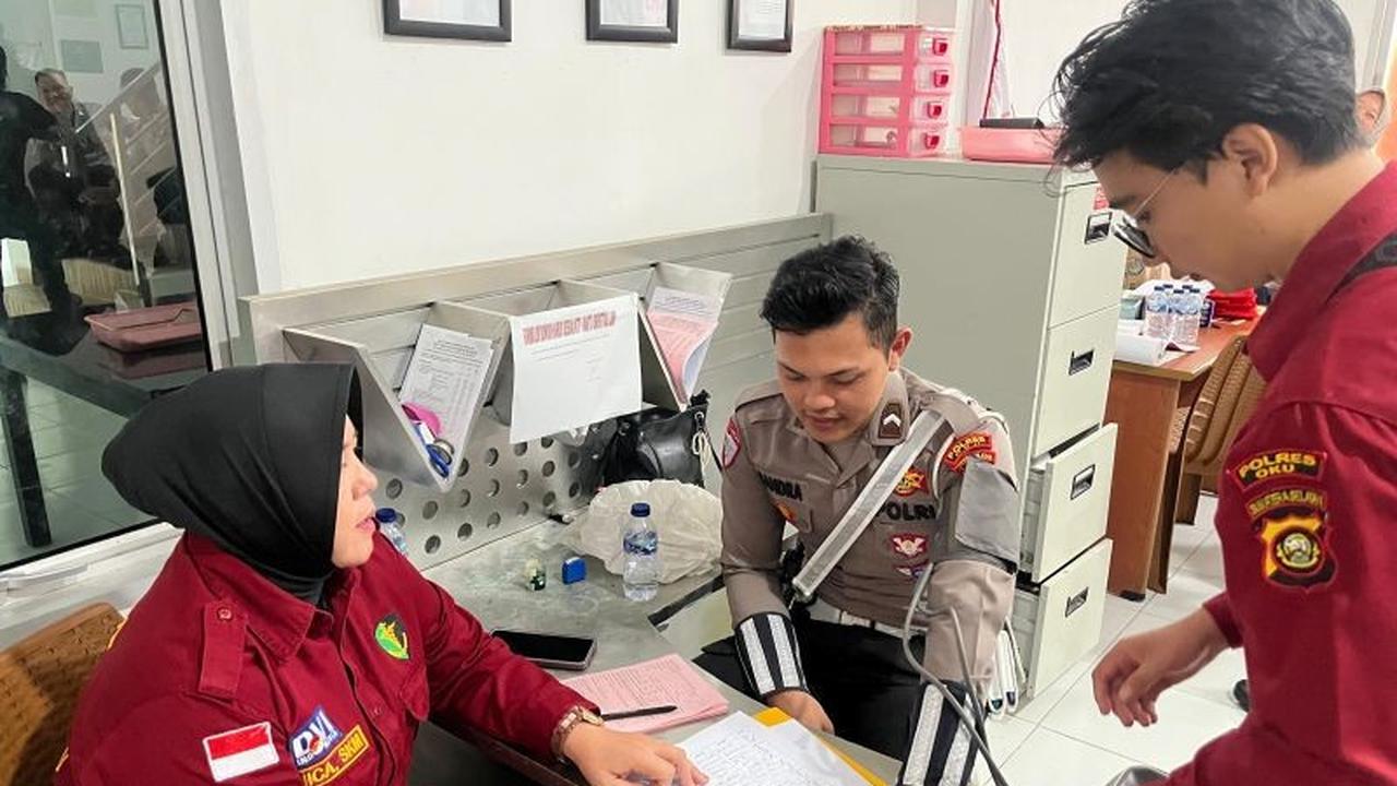 HUT Ke-74 Humas Polri: Donor Darah Polres OKU Kumpulkan 39 Kantong, Bantu Penuhi Kebutuhan Darah Masyarakat