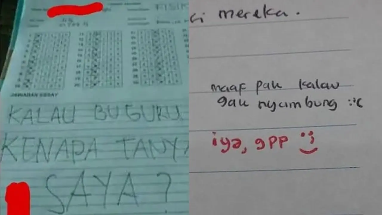 6 Jawaban Murid Pasrah di Soal Ulangan Esai Ini Bikin Elus Dada