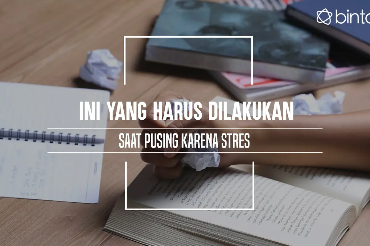 Lakukan ini saat pusing karena stres. (Foto: Adrian Putra, Digital Imaging: M. Iqbal Nurfajri/Bintang.com)