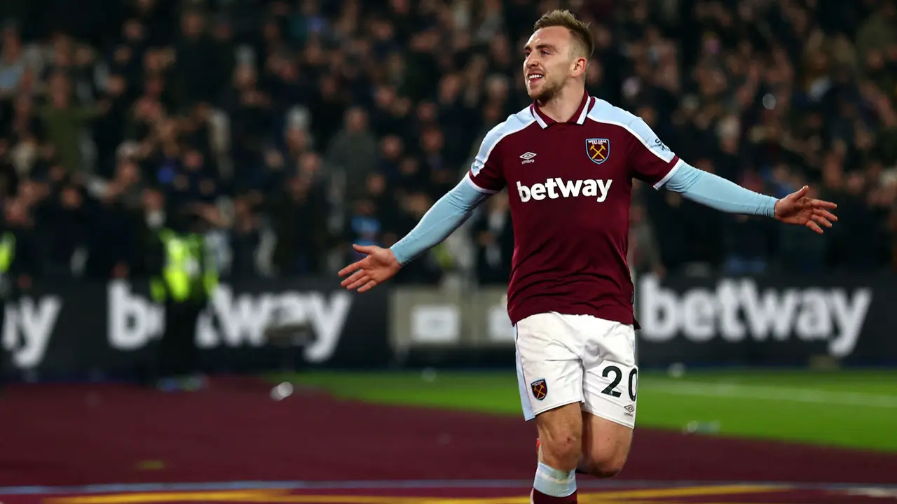 Foto: Aksi Memukau Jarrod Bowen Antarkan West Ham United ke Peringkat Empat Liga Inggris