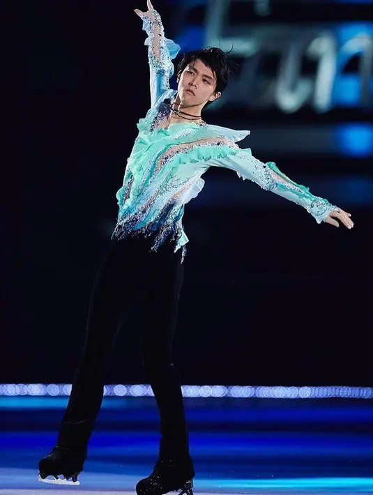 Dalam Olimpiade Musim Dingin 2022 yang digelar di Beijing, Yuzuru menjadi sorotan karena penampilannya yang menawan. (Instagram/yuzuruoi).