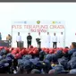 Presiden Joko Widodo (Jokowi) meresmikan proyek Pembangkit Listrik Tenaga Surya (PLTS) Terapung Cirata hari ini, Kamis (9/11/2023). (Tangkapan layar Youtube Sekretariat Presiden)