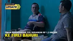 Mantan Menteri Pertanian (Mentan) Syahrul Yasin Limpo (SYL) akui ada penyerahan uang sebanyak dua kali kepada ketua nonaktif Komisi Pemberantasan Korupsi (KPK) Firli Bahuri. Total uang yang diberikan mencapai Rp1,3 Miliar.