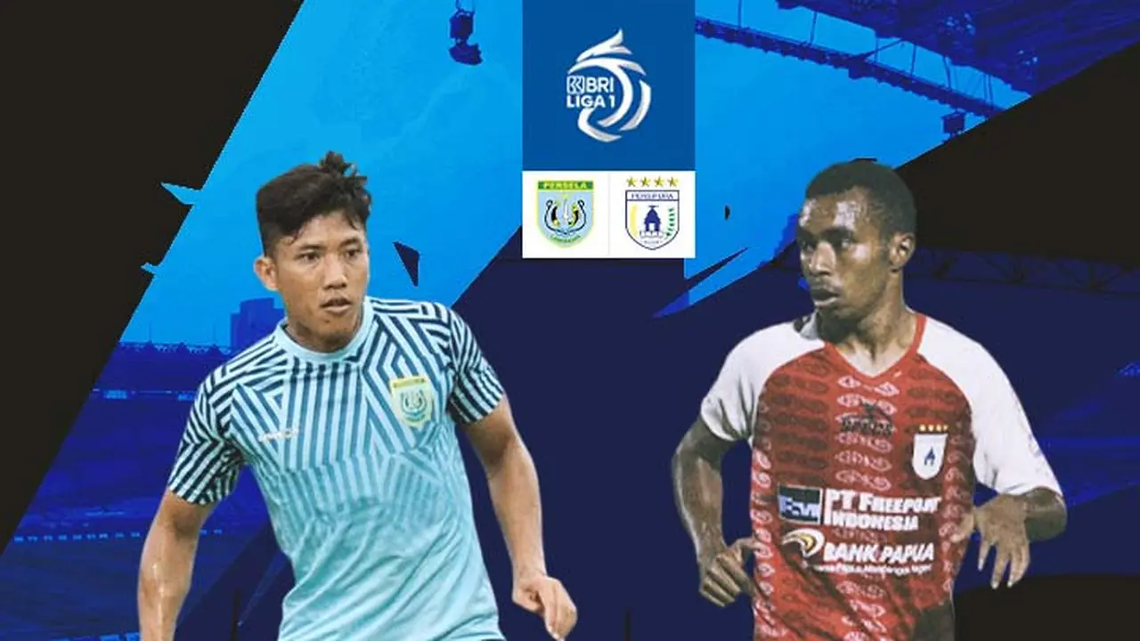 BRI Liga 1 - Duel Antarlini - Persela Lamongan Vs Persipura Jayapura