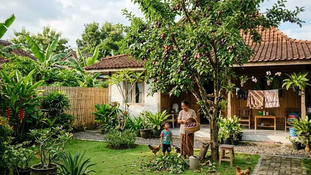 Ilustrasi Pohon Plum. Foto: AI Generated