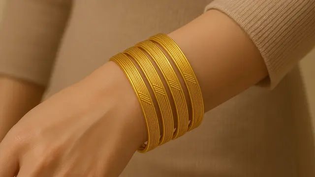 Model Gelang Emas Keroncong Terbaru