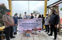Gunung Lewotobi Laki-Laki Erupsi, BRI Peduli Turun Tangan Bantu Sembako Hingga Obat-obatan