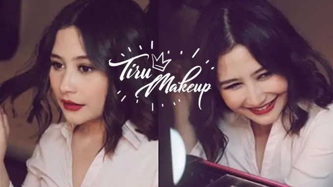 Tiru Makeup: Memesona Seperti Prilly Latuconsina dengan Lipstik Merah Merona