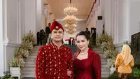 Potret Raffi Ahmad dan Nagita Slavina Serasi Berbusana Merah di Istana Negara saat HUT RI ke-81