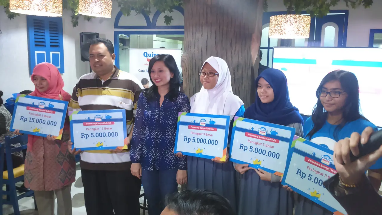 Selamat, Rimadhona Terpilih Jadi Juara 1 Quipper Video